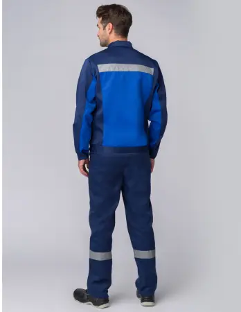 Костюм МАСТЕР с ПК (т.синий/васильковый)