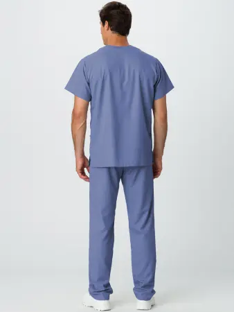 Костюм универсальный хирурга (дымчато-голубой) мужские медицинские