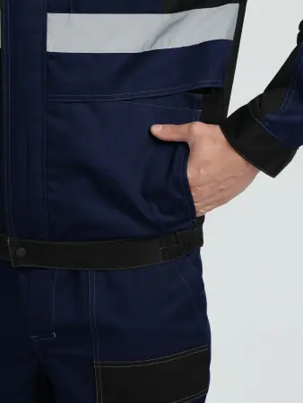 Костюм ВИВАТ-2 ПРЕМИУМ CH МВО с ПК (т.синий/черный/васильковый)