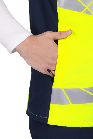 Жилет ACTIVE утепленный (желтый/синий)