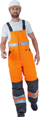 Костюм РЕФЛЕКТ-2 зимний с ПК (оранжевый/серый)