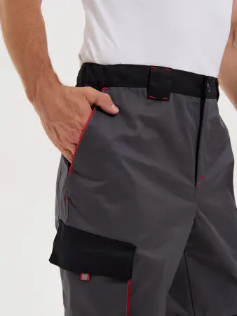 Костюм КОСТА с БР (серый/чёрный/красный)