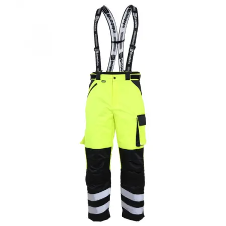 Брюки BRODEKS KW 308 зимний (черный/желтый)