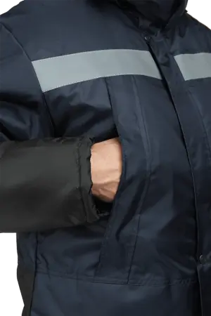 Костюм МЕРКУРИЙ зимний с ПК (т.синий/черный)