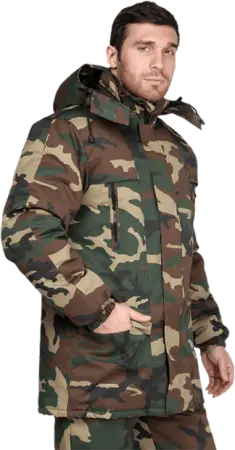 Куртка ТУРИСТ зимняя (кмф зелёный) Куртка ТУРИСТ зимняя (кмф зелёный)