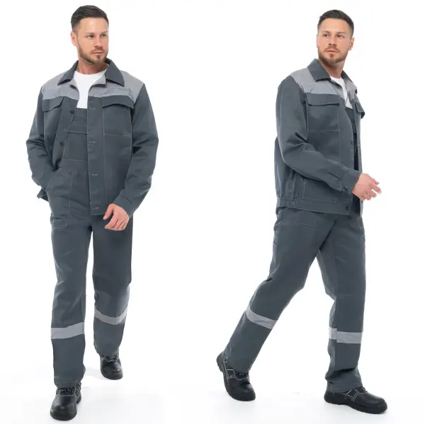 Костюм ОПТИМАЛ СОП с ПК (т.серый/серый)