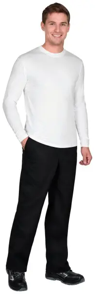 Футболка 160 г/м2 с длинными рукавами (белый)