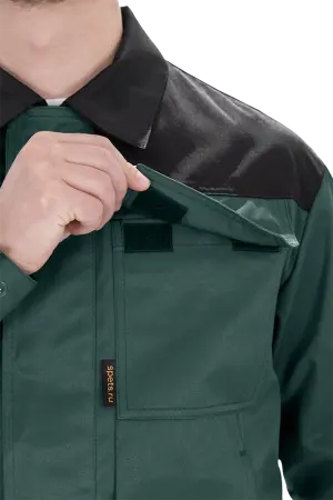 Костюм ТЕХНИК 2 с ПК (т.зеленый/черный)