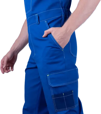 Полукомбинезон ТУРБО SAFETY (василек/синий)