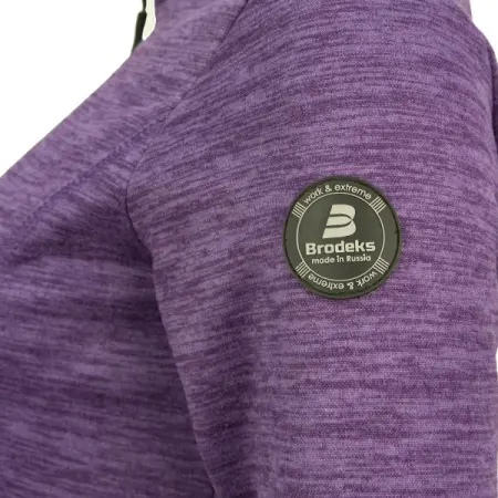 Толстовка BRODEKS KS 244 флисовая женская (фиолетовый)