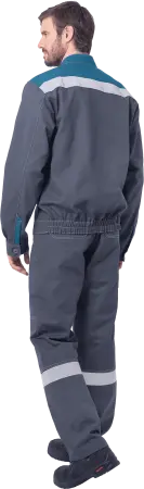 Костюм РАЦИОНАЛИЗАТОР с ПК (серый/бирюзовый)