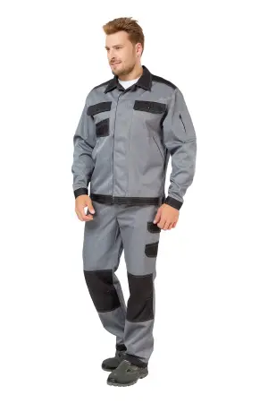 Костюм УМЕЛЕЦ 1 с БР (серый/черный) Костюм УМЕЛЕЦ 1 с БР (серый/черный)