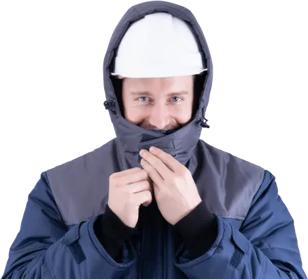 Куртка ШАТЛ зимняя (т.синий/серый)