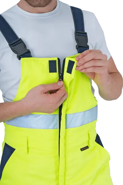 Костюм РЕФЛЕКТ-1 зимний с ПК (желтый/синий)