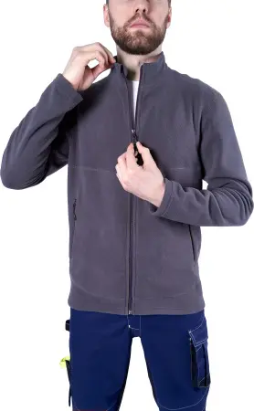 Куртка флисовая ФЬЮЖЕН (т.серый)