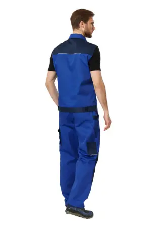 Жилет МЕГАПОЛИС (васильковый/т.синий)