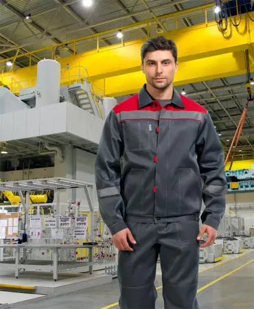 Костюм Тимбер (серый+красный)