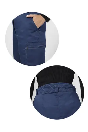 Костюм СТРАЙК зимний женский с БР (василёк/т.синий)