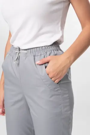 Костюм ГРАЦИЯ женский с БР (серый/белый) женские медицинские