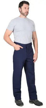 Брюки СИРИУС-АЗОВ софтшелл (синий)