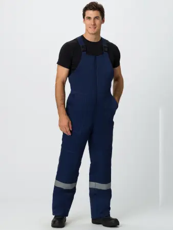 Костюм ТИТАН зимний с ПК (т.синий/васильковый)