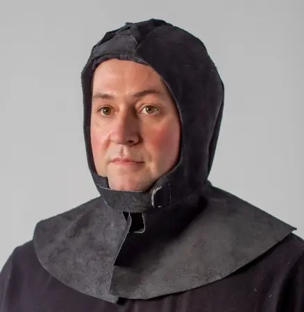 Подшлемник спилковый (чёрный)