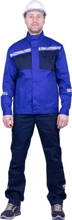 Куртка СТРОНГ ИМПОРТ (васильковый/т.синий)