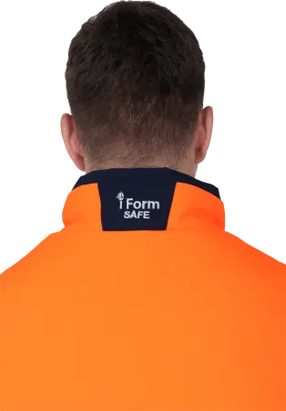 Жилет ACTIVE утепленный (оранжевый/синий)