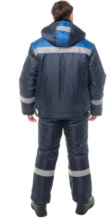 Костюм ОРИОН зимний с ПК (т.синий/васильковый)