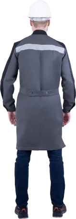 Халат РОУД (серый/черный)