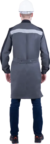 Халат РОУД (серый/черный)