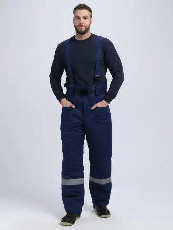 Костюм Т-УЛЬТРА СОП зимний с БР (т.синий/лимонный)