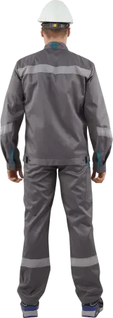 Костюм ГАЛАКТИКА с ПК (серый/бирюзовый)
