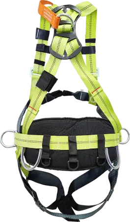 Страховочная привязь СП-04 со спинным удлинителем, выгнутыми кольцами и идентификационной книжкой