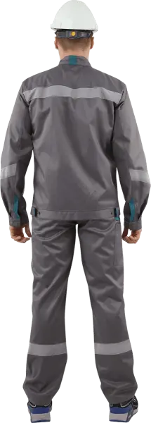 Костюм ГАЛАКТИКА с ПК (серый/бирюзовый)