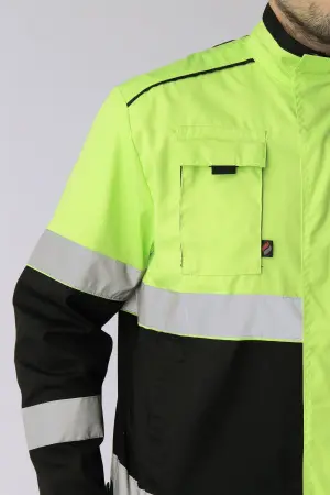 Куртка дорожник С-1 (лимонный/черный)