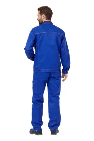 Костюм СТРАЙК 2 с ПК (василек/т.синий)