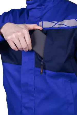 Куртка СТРОНГ ИМПОРТ (васильковый/т.синий)