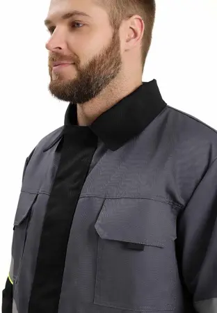 Костюм ЮЖНАЯ ШИРОТА с БР (черный/серый)
