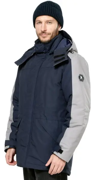 Куртка ЧЕЛЛЕНДЖЕР зимняя (синий/серый)