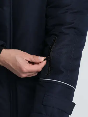 Куртка АЛЯСКА-ЛЮКС зимняя (т.синий)