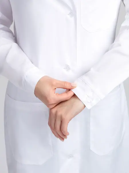 Халат КАРИНА женский (белый) женские медицинские