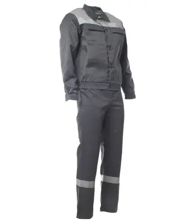 Костюм ОПТИМАЛ СОП с ПК (т.серый/серый)