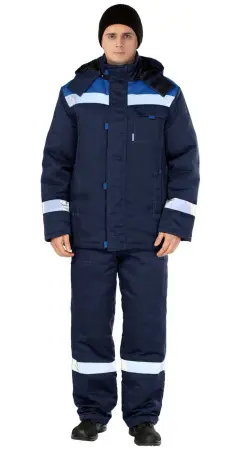 Костюм ТИМБЕР зимний с БР (синий/васильковый)