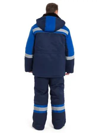 Костюм НОВА зимний с ПК (синий/василёк)
