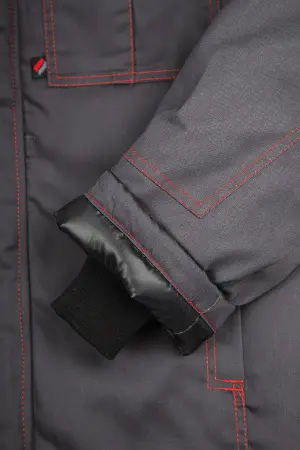 Куртка ФЛОФТ ПРЕМИУМ зимняя (т.серый/св.серый/красный) Куртка ФЛОФТ ПРЕМИУМ зимняя (т.серый/св.серый/красный)