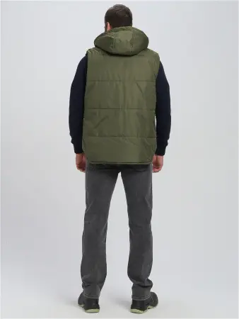 Жилет РЕЗКО зимний с капюшоном (хаки)