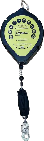 Блокирующее устройство Т-25 втягивающего типа из металлического троса с КР-04