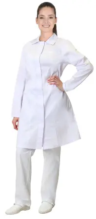 Халат СИРИУС-ВАЛЕНСИЯ женский (белый)