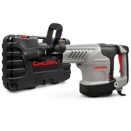 Отбойный молоток CROWN CT18123V BMC 1500Вт SDS-Max 900-1900уд/мин 8-25Дж
